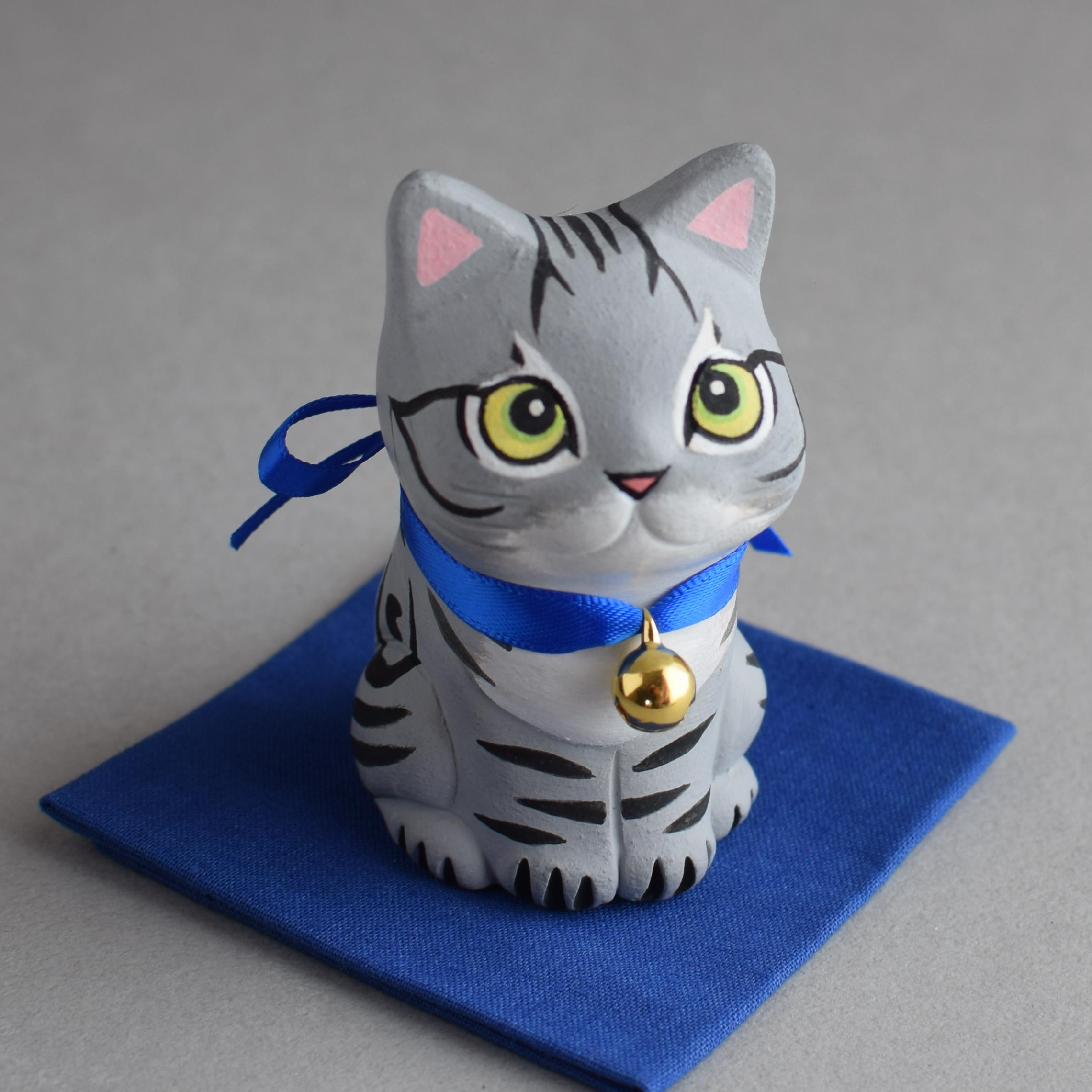 お座り猫(アメリカンショートヘア)【受注制作】1枚目の画像