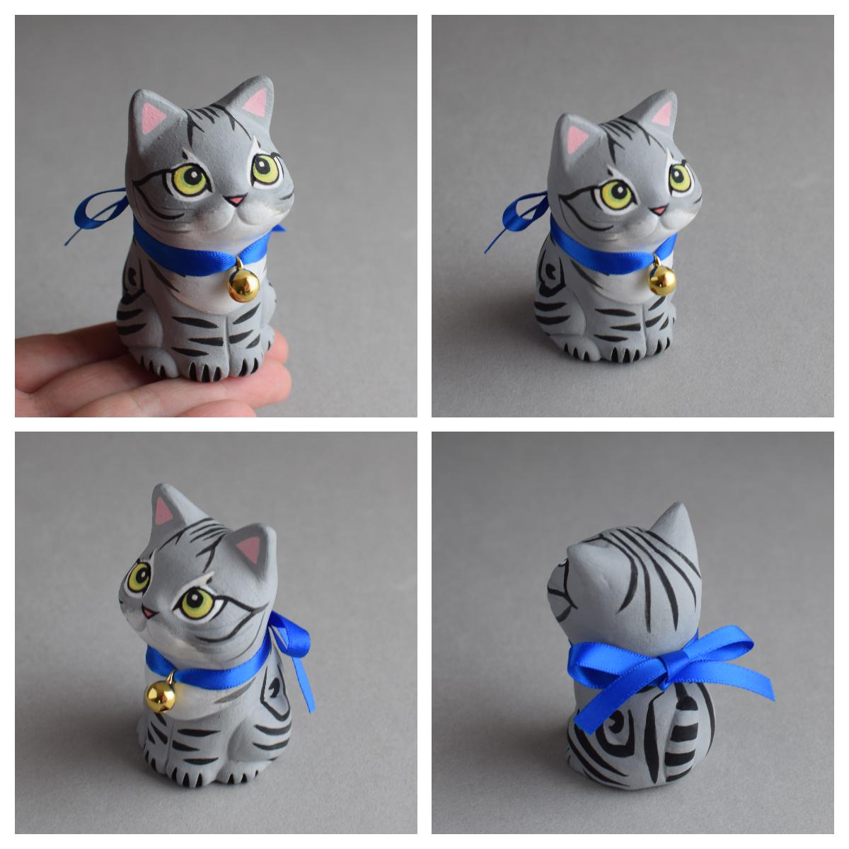 お座り猫(アメリカンショートヘア)【受注制作】 | 2枚目