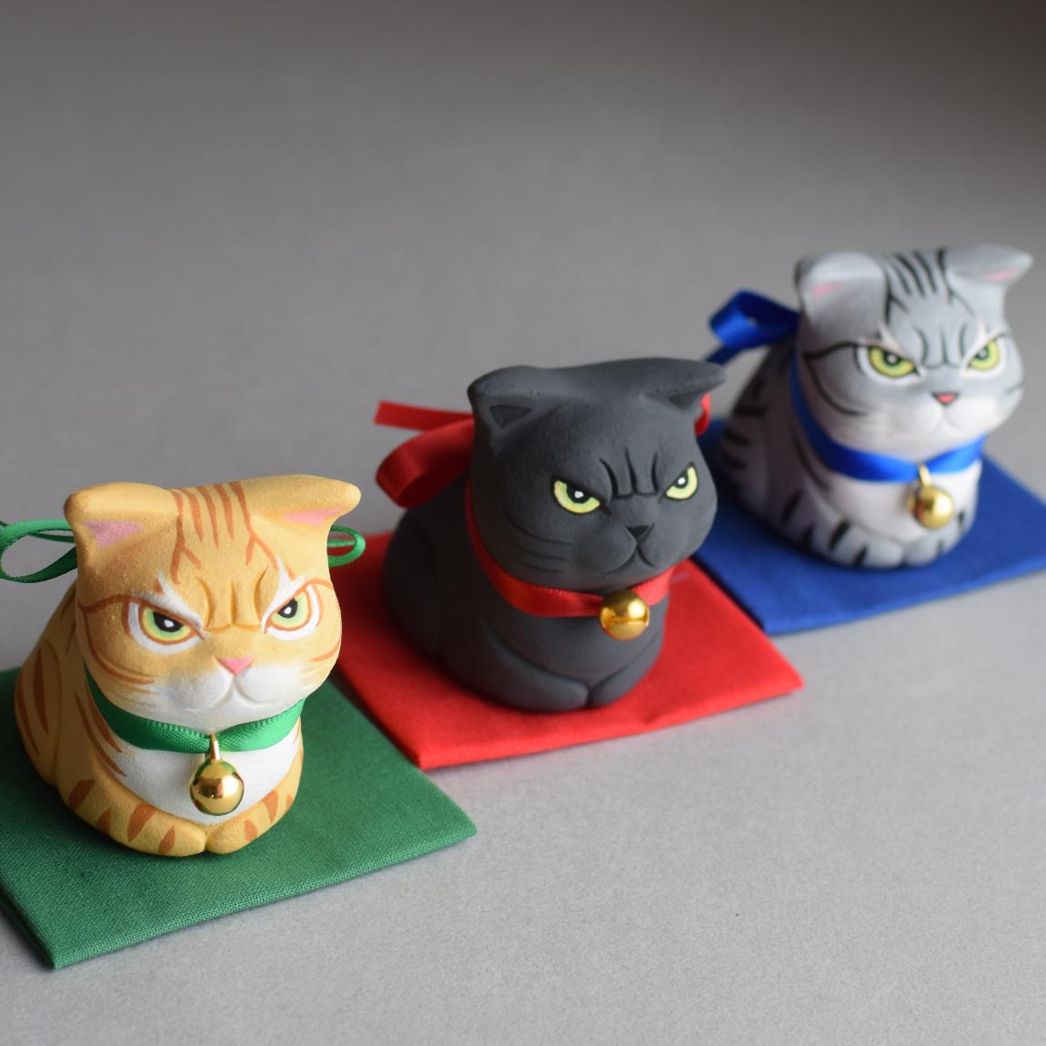 お怒りイカ耳香箱座り猫(黒猫)【受注制作】 | 2枚目