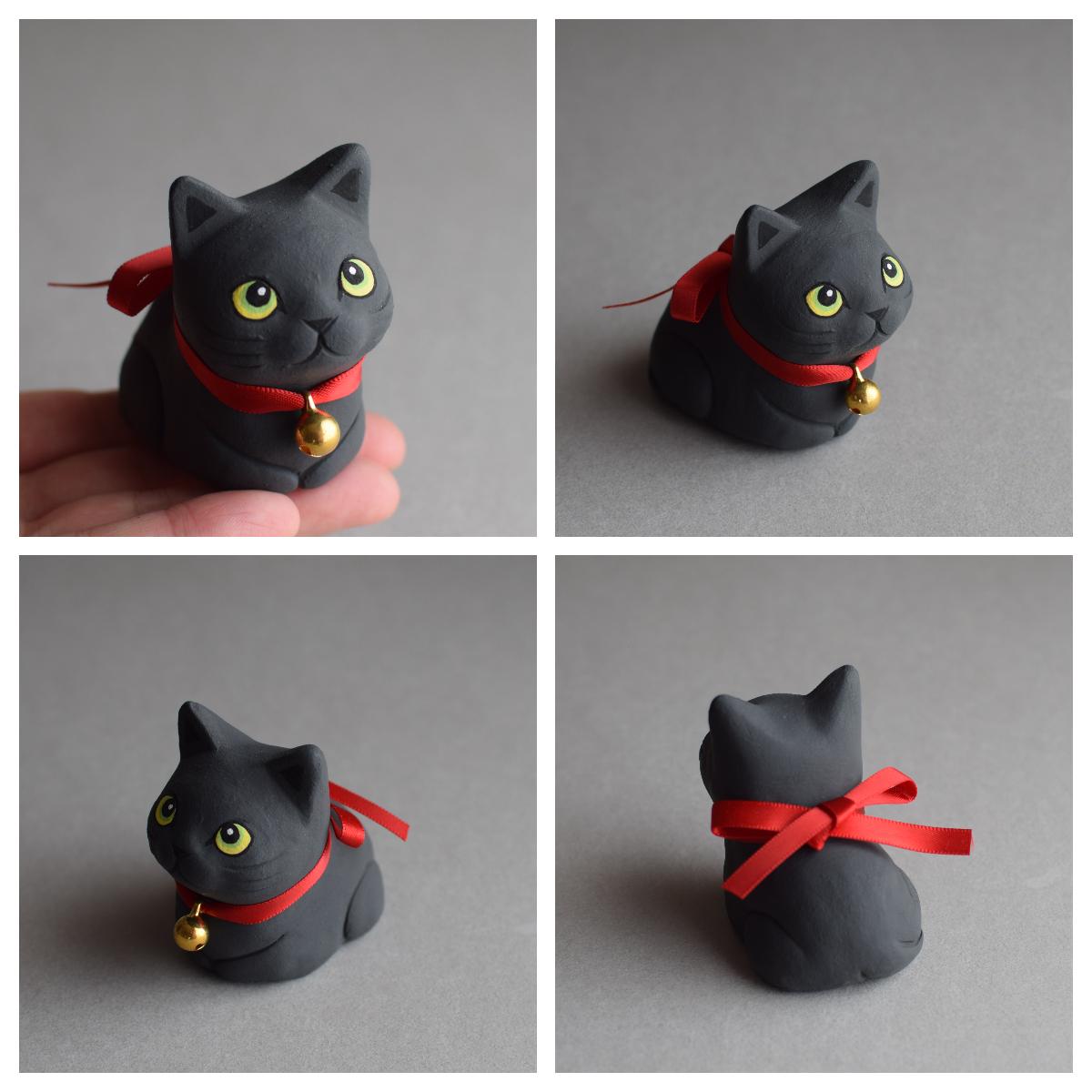 香箱座り猫(黒猫)【受注制作】 | 4枚目