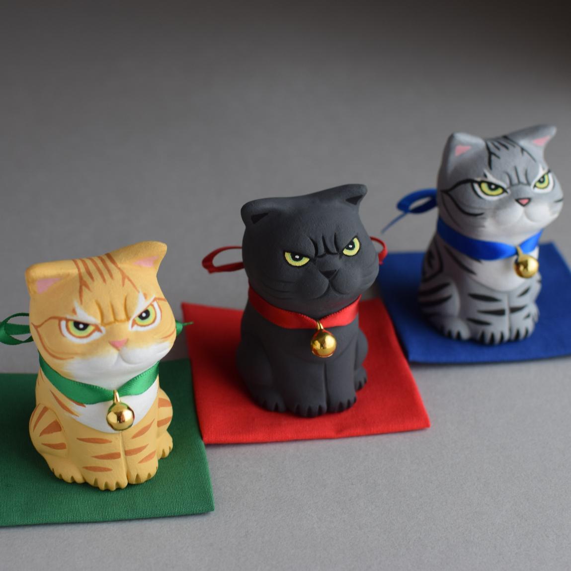 お怒りイカ耳お座り猫(アメリカンショートヘア)【受注制作】 | 2枚目